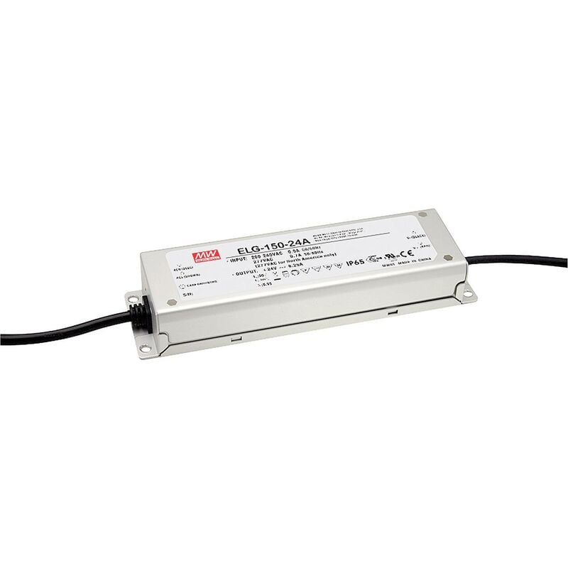 ELG-150-24DA-3Y Transformateur pour led, Driver de led à tension constante, à courant constant 150 w 6.25 a 12 - 24 v/dc Dali, montage sur X130041