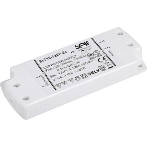 Transformateur /électronique 50-150 W SET150LS 12 V halog/ène /à intensit/é variable