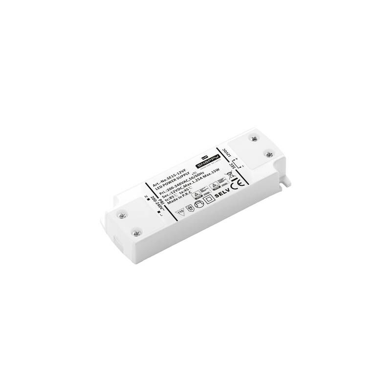 Transformateur pour led, driver de led Dehner Elektronik se 15-12VF (12VDC) à tension constante 15 w 1.25 a 12 v/dc