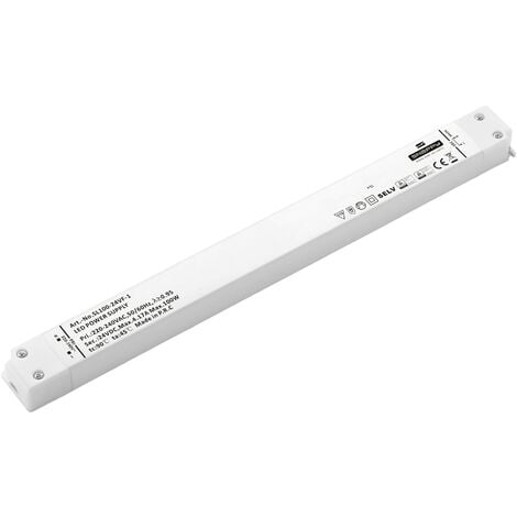 Convertisseur pour luminaires LED à tension constante (12V DC), 100 W,  Acier et Aluminium