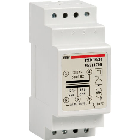 Transformateur D'Alimentation Pour Sonnette, Adaptateur 24V 500Ma Pour