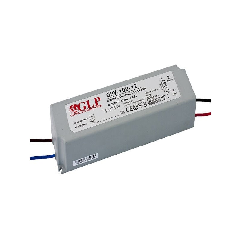 Alimentation led DC36V 100W 2,8A Étanche IP67 glp
