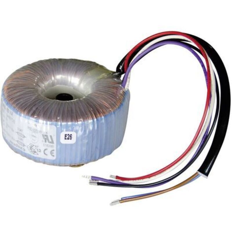 825021 Transformateur torique 1 x 230 v 2 x 15 v/ac 75 va 2.50 a - Sedlbauer