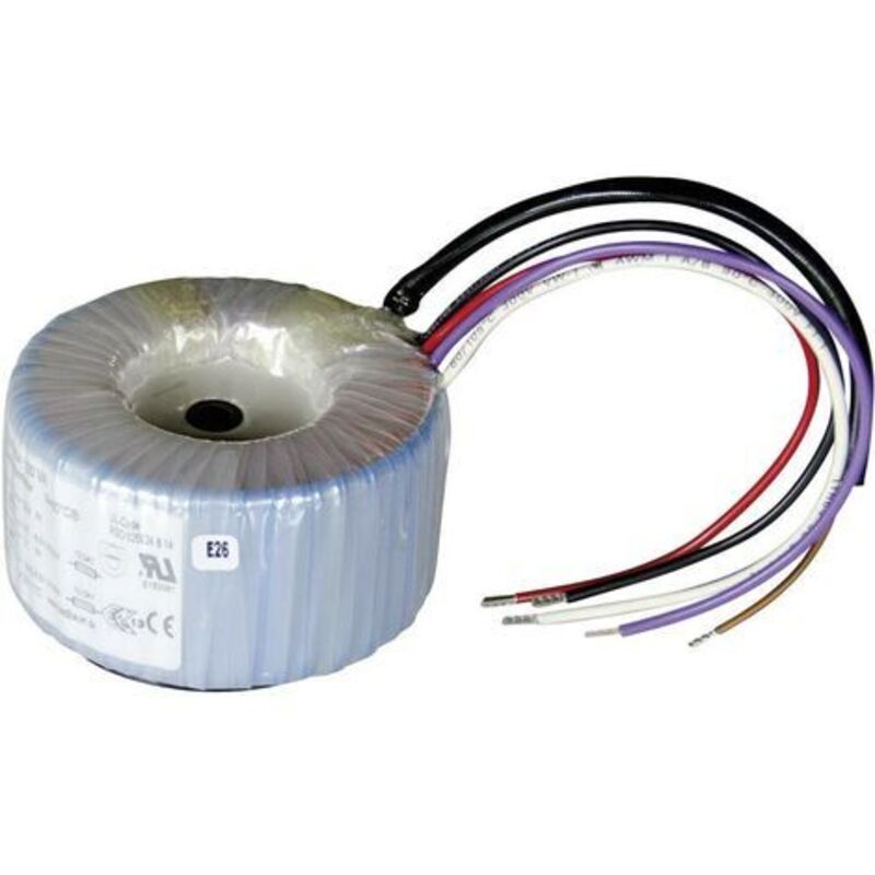 825026 Transformateur torique 1 x 230 v 2 x 12 v/ac 100 va 4.17 a - Sedlbauer