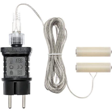 Transformator 2xAA mit Timer und 4m Kabel
