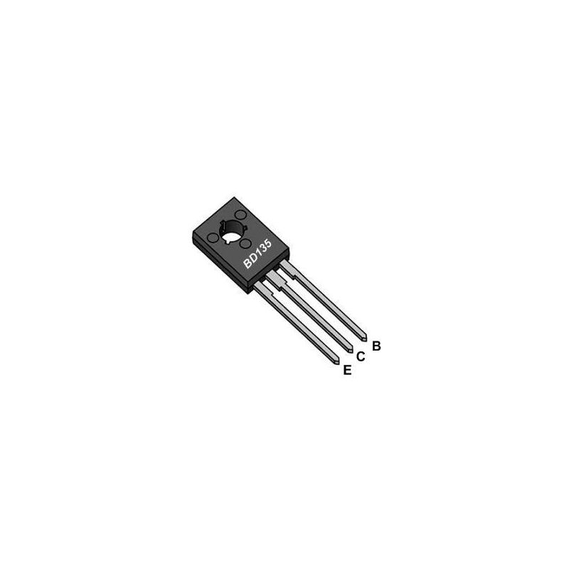 

Transistor NPN 45V 1,5Amp TO126 BD135