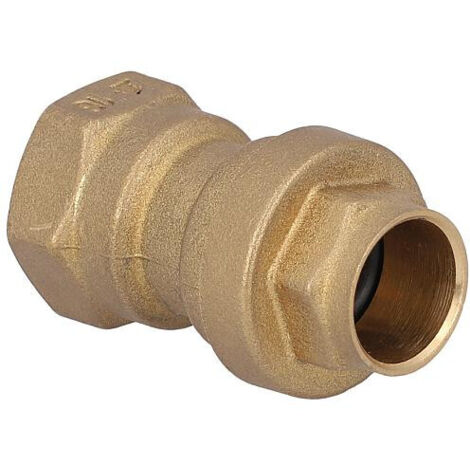 Transition enfichable femelle DN15 (1/2") x 20mm, pour tube fusio, détachable