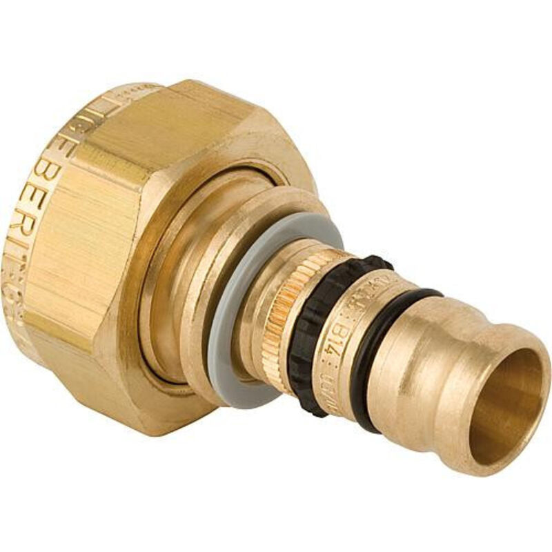 Transition Mepla avec ecrou chapeau BG Rg d16-filet 1, contour G