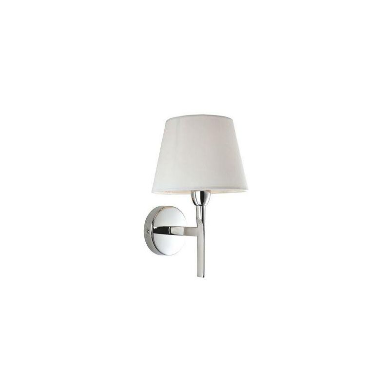 Firstlight Transition - 1 Light Single Indoor Wall Light Polished Stainless Steel, Cream, E14