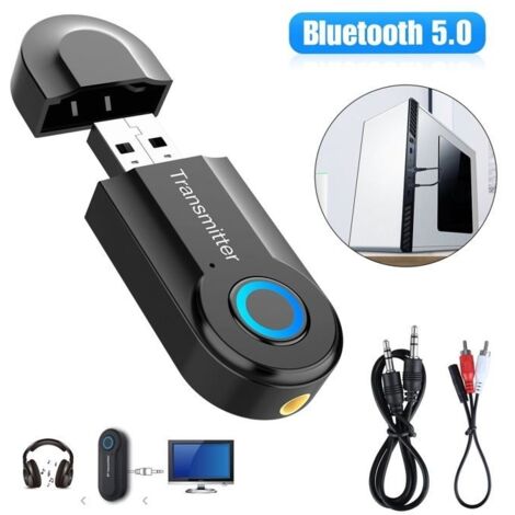 Transmetteur et récepteur Bluetooth 2 en 1, émetteur Bluetooth pour TV, adaptateur Bluetooth sans fil pour un plaisir vocal de type