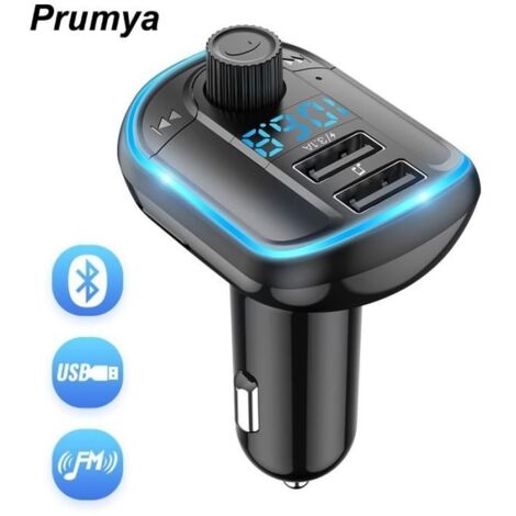 Transmetteur FM Bluetooth - Kit Main Libre Voiture - Dual USB Ports 5V/3.1A