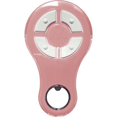 KEY AUTOMATION Transmisor 900SUB44PR de 4 canales, color rosa, XR rolling code 433 MHz, resistente al agua