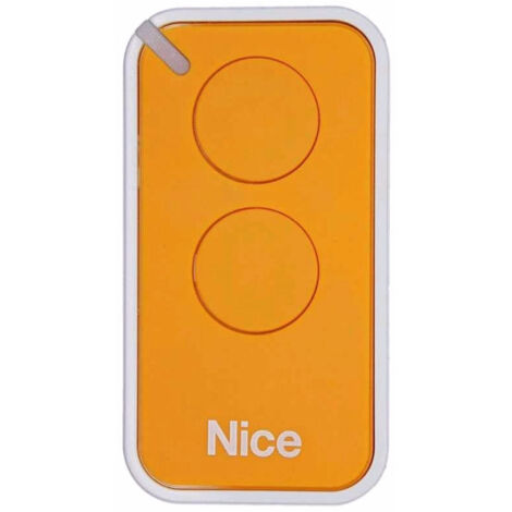Transmisor Mando a Distancia Original NICE INTI2Y Radio Control INTI Amarillo Amarillo