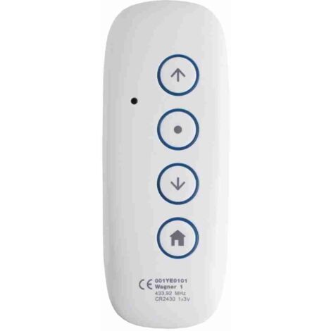 Transmisor Mando a Distancia Radio Control Tx 1 Canal Blanco CAME WAGNER 1 001YE0101