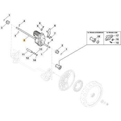 TRANSMISSION ÉLECTRIQUE GT-ME 512 56V CR/CP1 ORIGINAL STIGA - 181003131/0