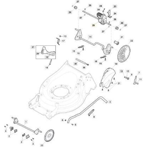 TRANSMISSION ÉLECTRIQUE GT-ME 512 (72V) MP1 ORIGINAL STIGA - 118400991/0