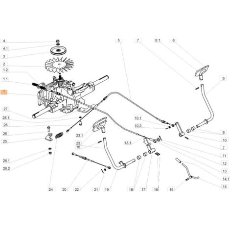 TRANSMISSION K62 M TUFF TORQ ORIGINALE EMAK SGN532991053