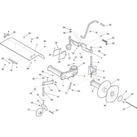 TRANSMISSION ORIGINALE POUR BALAYEUSE STIGA - 1319-1952-01