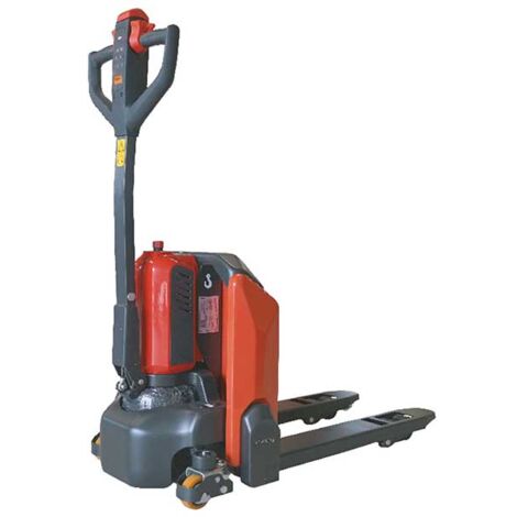 Transpalette électrique court avec fourches 800x450mm - Capacité 1,5 tonnes - Petits espaces et allées étroites - Demi palette - PTE15N800X450