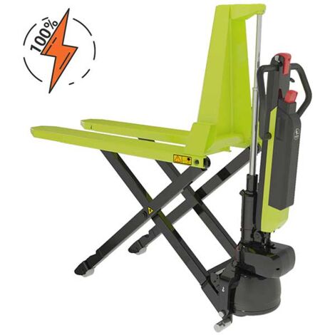 Transpalette haute levée 100% électrique - Déplacements et levée électriques 715mm - Fourches 1150x540mm - Capacité 800kg - EKL4200PT00