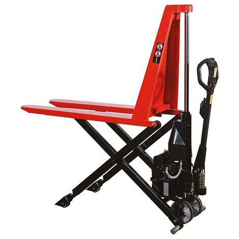 Transpalette haute levée - Dimensions fourches (Lxl) 1190 x 685 mm - HB1068EN