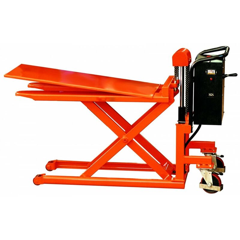 Matisère - Transpalette haute levée électrique grande stabilité avec fourches 1115x538mm - Charge max 500kg - PEL50S