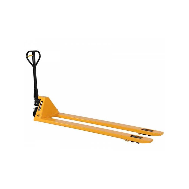Matisère - Transpalette manuel jaune à fourches longues 2000x540mm - Capacité 2000kg - Idéal palette spécifique et longue - 1125041642