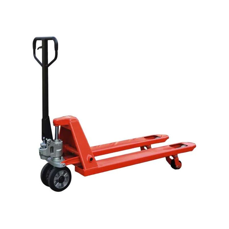 Transpalette roues directrices et galets polyuréthane - Manœuvres faciles - Fourches 1150x540mm - Charge max 2500kg - AC25VGV