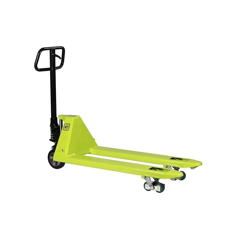 Matisère - Transpalette manuel silencieux vert - Capacité 2T - Compatible palette Europe - TEM41MB0100