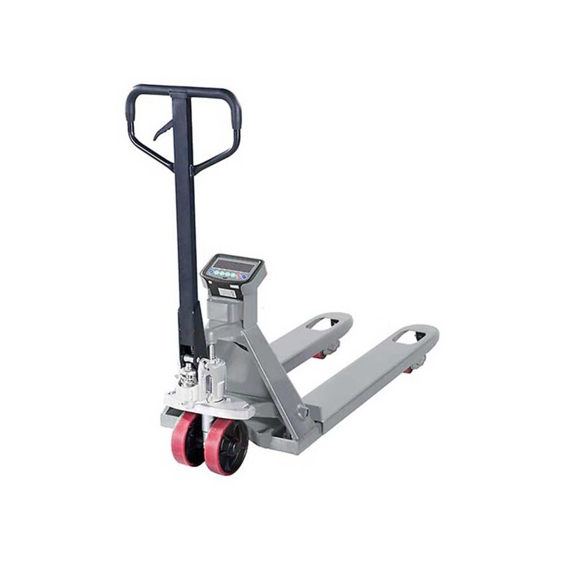 Matisère - Transpalette peseur gris 2T - Fourches 1150x540mm - Affichage par tranche de 500g - TGA420UVM1M