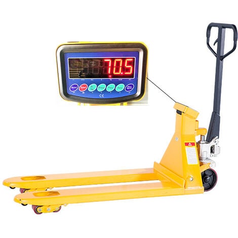 TRANSPALETTE PESEUR CMU 2,5 T LEVAC FOURCHE 115 CM 6140P-2