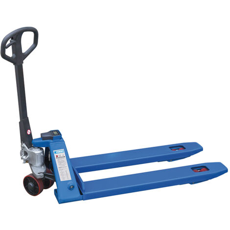 Transpallet manuale portata 2500 kg con bilancia Fervi 0068L