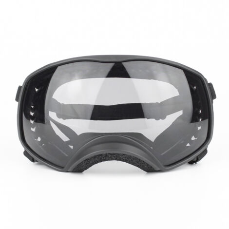 Transparent goggles for large dogs, suitable for medium and large dogs, summer UV protection pet goggles, winter snow protection goggles, transparent version.
