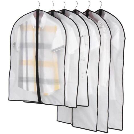 Transparent mothproof garment bags, anti-moth garment bags, dustproof garment bag set, perfect for protecting clothes and shirts in the wardrobe