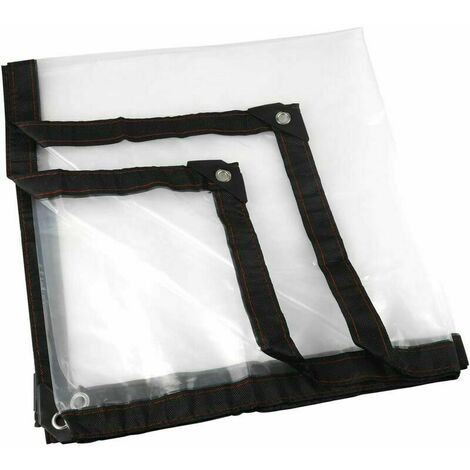 Transparent Tarpaulin, Clear Garden Waterproof Tarpaulin Anti-freeze Rainproof Insulation Film Canopy Pe Plastic Cover (22m)