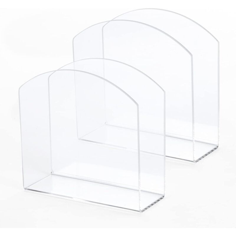 Transparent)2 Pièces Porte-Serviettes de Table,Distributeur de Serviettes en Papier Forme en u en Acrylique