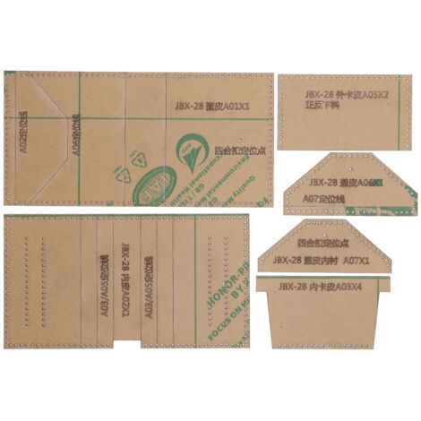 Transparente Acryl-Schablone für kleine Geldbörsen – Kreatives DIY-Werkzeug