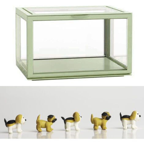 Transparente Acryl-Vitrine, Figuren-Organizer mit großem Fassungsvermögen, Magnetverschluss, staubdicht, wasserdicht, transparent