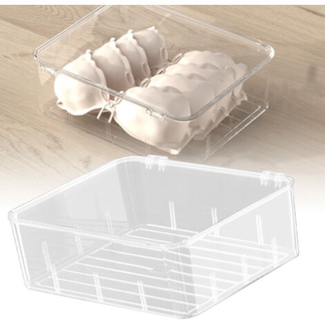 Transparente Aufbewahrungsbox aus Kunststoff mit Fächern für Unterwäsche, Socken und Reiseaccessoires – Kompaktes Modell 30,5 x 26 x 10,5 cm mit Staubschutzhülle
