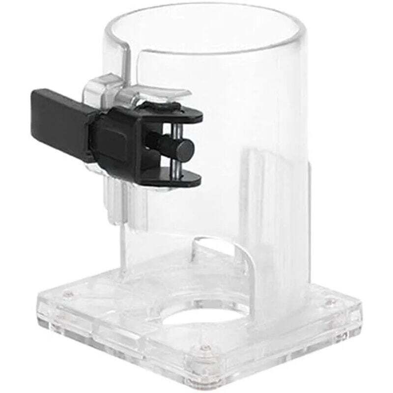 Image of Transparente Kunststoffbasis für Holzfräser, Schutzzubehör, Schnellverschluss