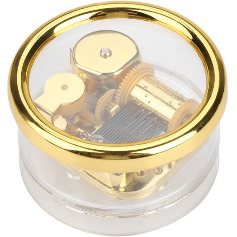 Transparente mechanische Spieluhr für Kinder, musikalisches Geschenk mit Aufziehmechanismus (Modell 3)