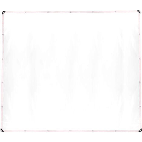 Transparente Plane – wasserdichtes PE – Größe: 1 x 2 m – Metallösen – 1 Plane