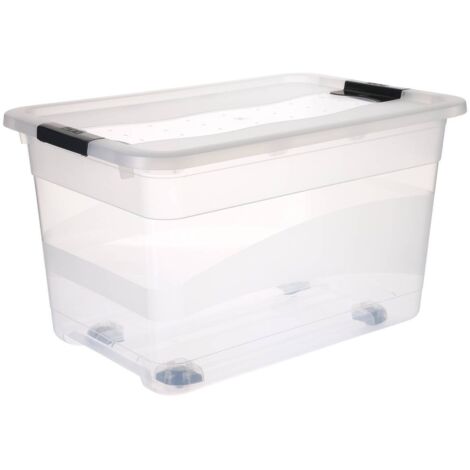 Transparente plastikbox 52l easy roll  - 5five