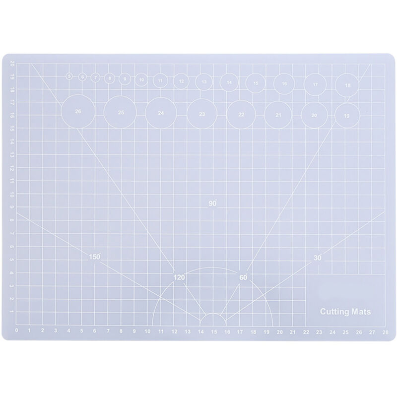 Image of Transparente, rutschfeste Schneidematte für Gummistempel – A4-Format