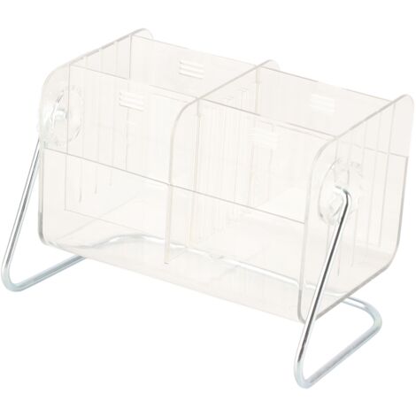 Transparente Schreibtischbox für Fernbedienung, Handyhülle, Brillenetui und weiteres Zubehör, Aufbewahrungsbox.