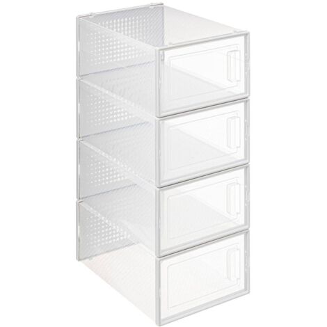Transparente Schuhboxen STAK, 4er-Set