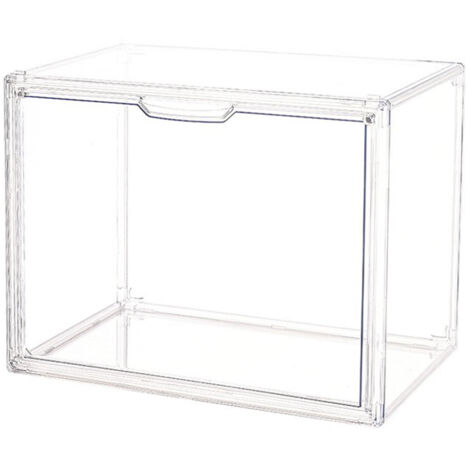 Transparente Vitrine Modell 868 für Sammlungen – Ausstellungsregal mit Box für Sammlerstücke und Modelle – Großes Fassungsvermögen, staubdicht