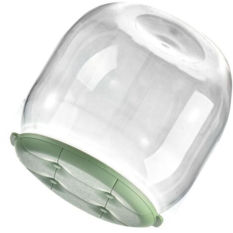 Transparenter Aufbewahrungshocker für Schuhe und Spielzeug – Multifunktionaler runder Hocker für Kinder