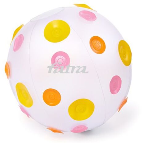 TRANSPARENTER BALL ROSA KREISE