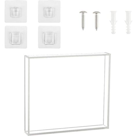 Transparenter CD-Displayrahmen aus Acryl – Wandmontage – Standardgröße